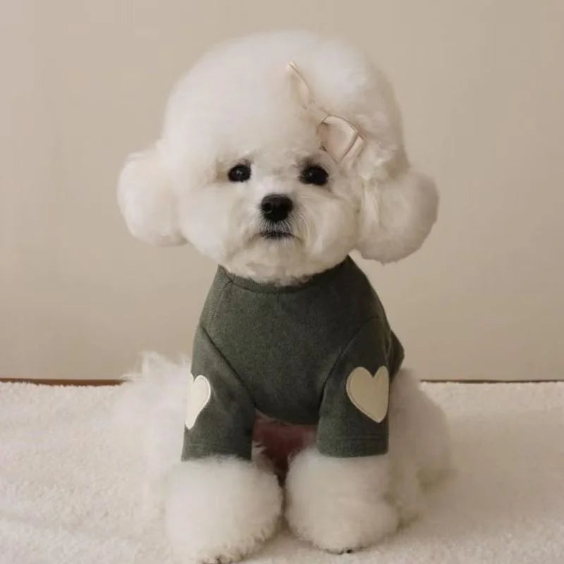 Warm Dog Hoodie for Small Dogs – Bear Design Sweater for Yorkies, Puppies & Cats