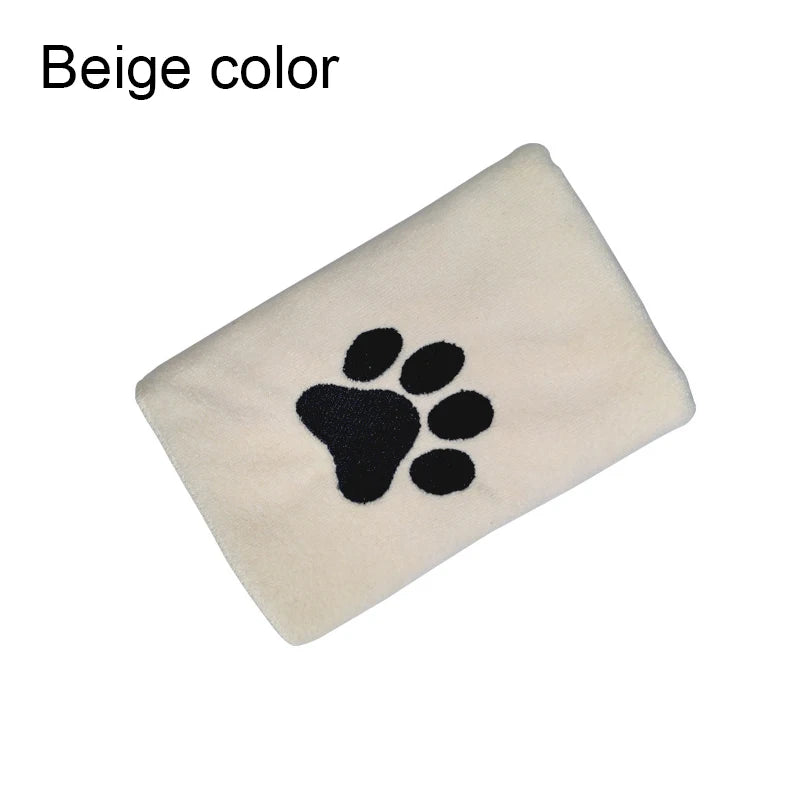 Tiny Pup Den Embroidered Microfiber Dog Bath Towel – Super Soft Absorbent Grooming Drying Towel for Small Dogs & Cats