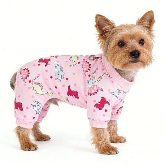 Tiny Pup Den Soft Stretch Dog Pajamas for Small Dogs – Lightweight Summer Puppy PJs Onesie for Chihuahua & Yorkie