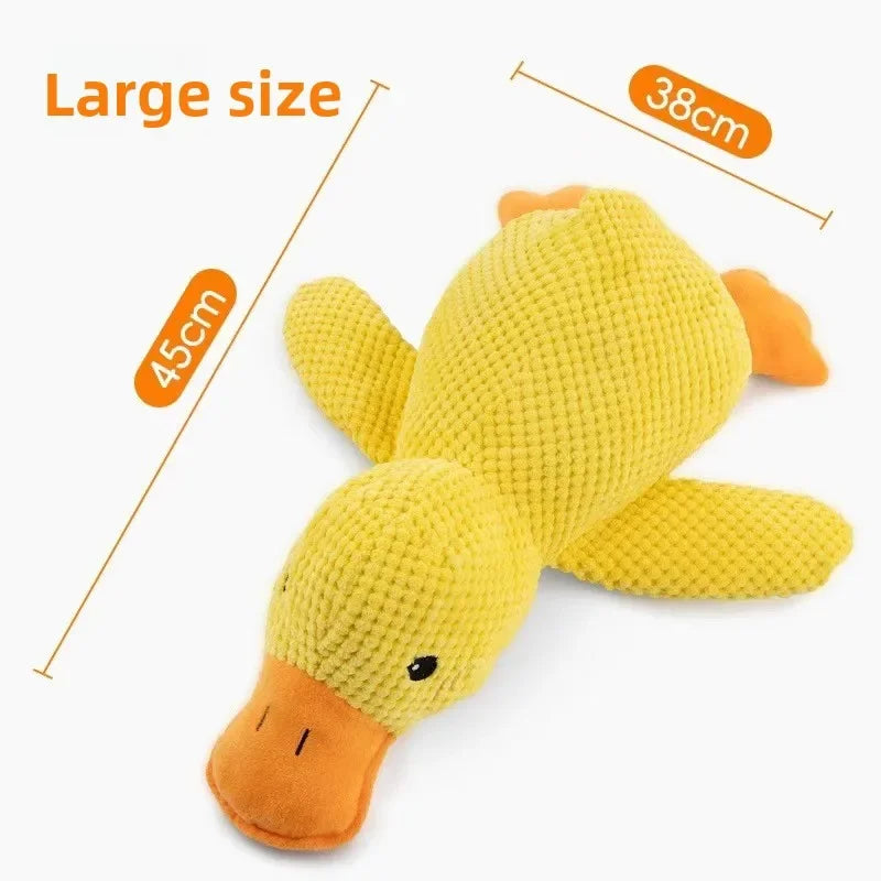 Dog Plush Toy – Squeaky Duck for Calming, Sleep Aid, & Play