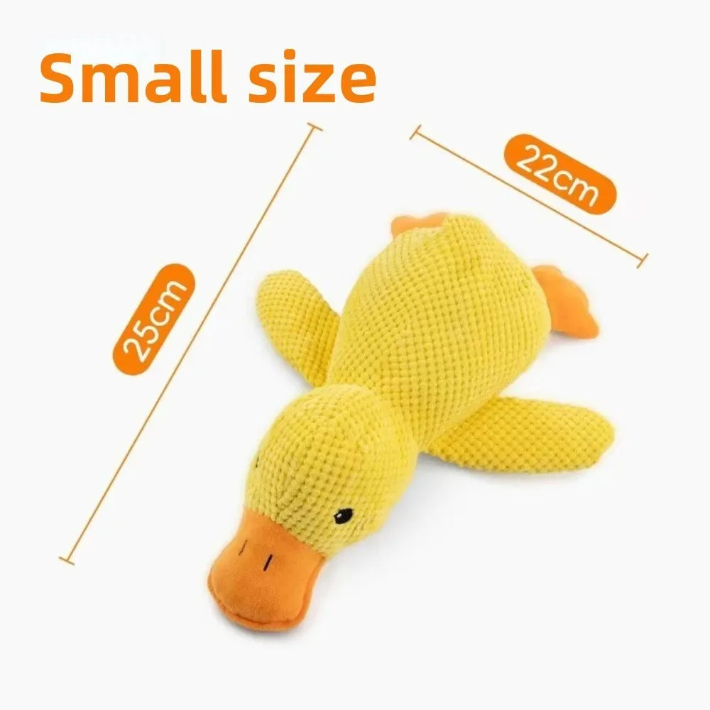 Dog Plush Toy – Squeaky Duck for Calming, Sleep Aid, & Play