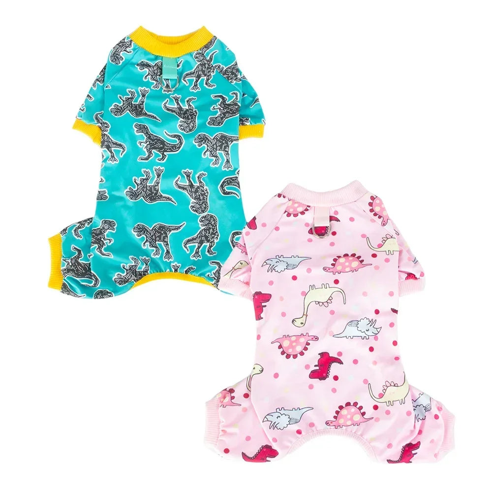 Tiny Pup Den Soft Stretch Dog Pajamas for Small Dogs – Lightweight Summer Puppy PJs Onesie for Chihuahua & Yorkie