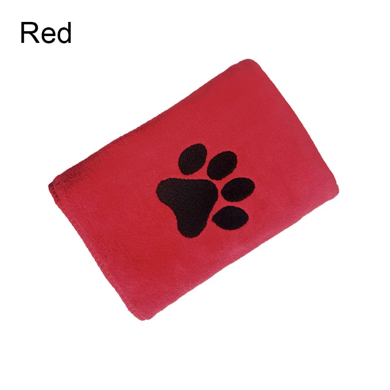 Tiny Pup Den Embroidered Microfiber Dog Bath Towel – Super Soft Absorbent Grooming Drying Towel for Small Dogs & Cats