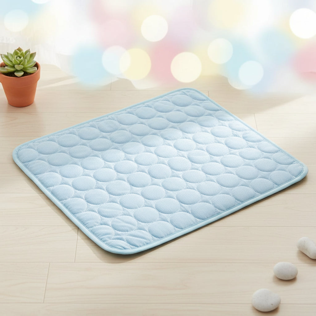 Pet Cooling Mat – Summer Ice Bed for Dogs & Cats, Extra Large Durable Blanket