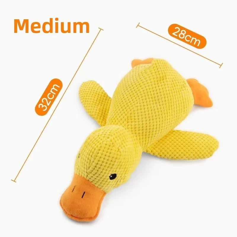 Dog Plush Toy – Squeaky Duck for Calming, Sleep Aid, & Play