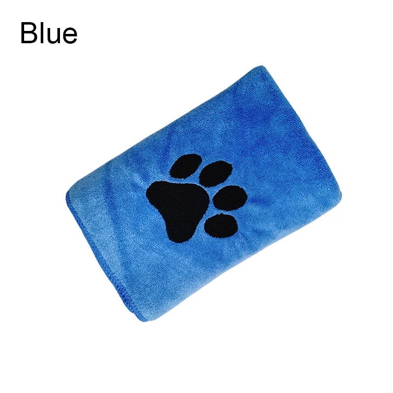 Tiny Pup Den Embroidered Microfiber Dog Bath Towel – Super Soft Absorbent Grooming Drying Towel for Small Dogs & Cats