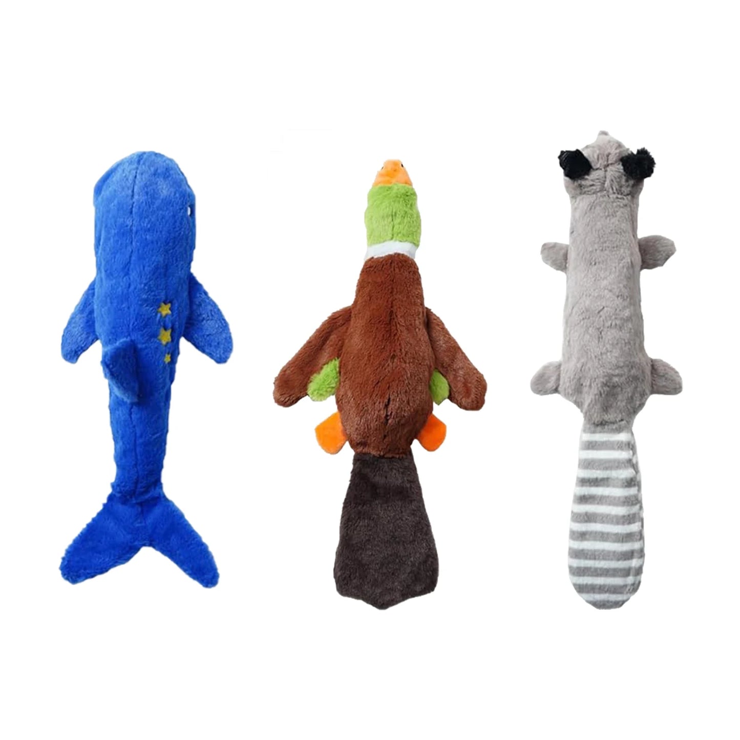 Durable No-Stuffing Dog Toy – Squeaky & Plush for Small to Large Dogs