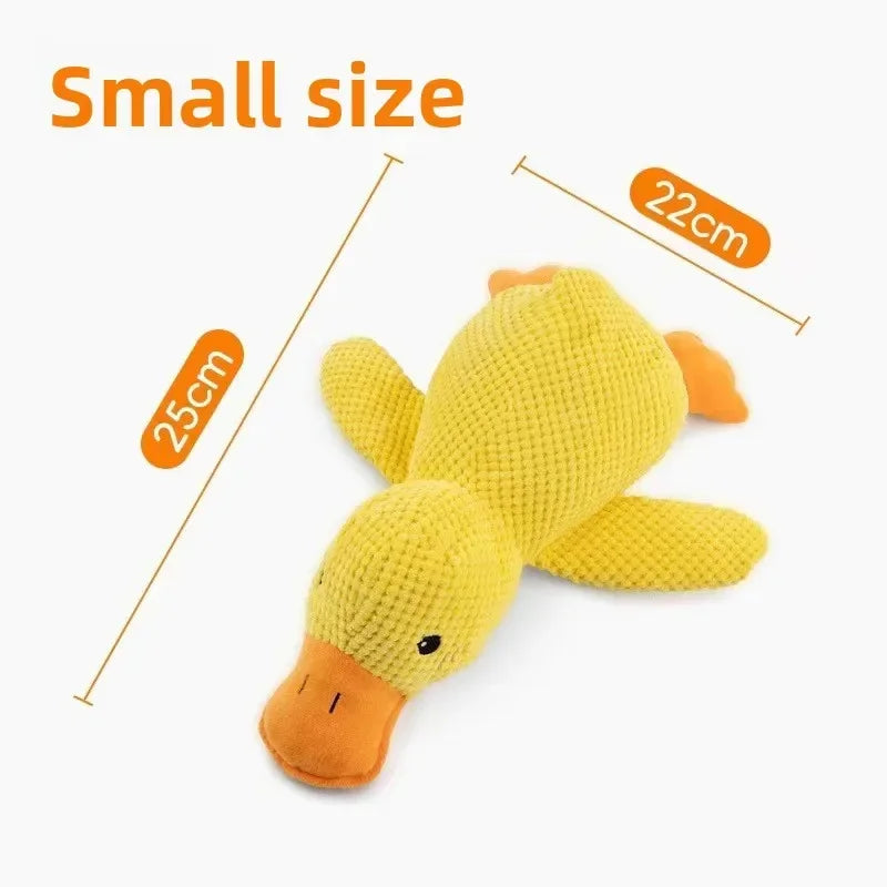 Dog Plush Toy – Squeaky Duck for Calming, Sleep Aid, & Play