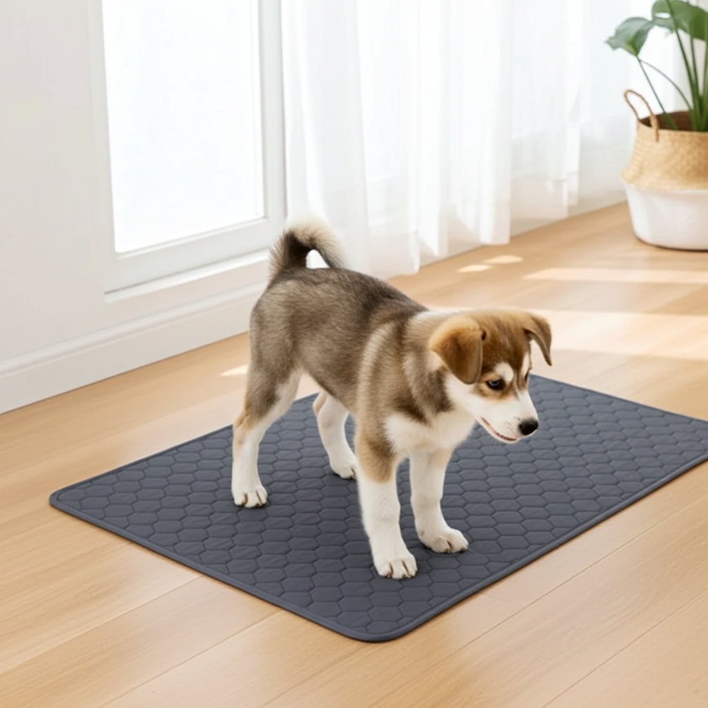 Reusable Dog Pee Pad Blanket – Washable Waterproof Puppy Training Mat