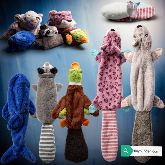 Durable No-Stuffing Dog Toy – Squeaky & Plush for Small to Large Dogs